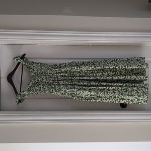 A+F Ruffle Flutter Sleeve Dress